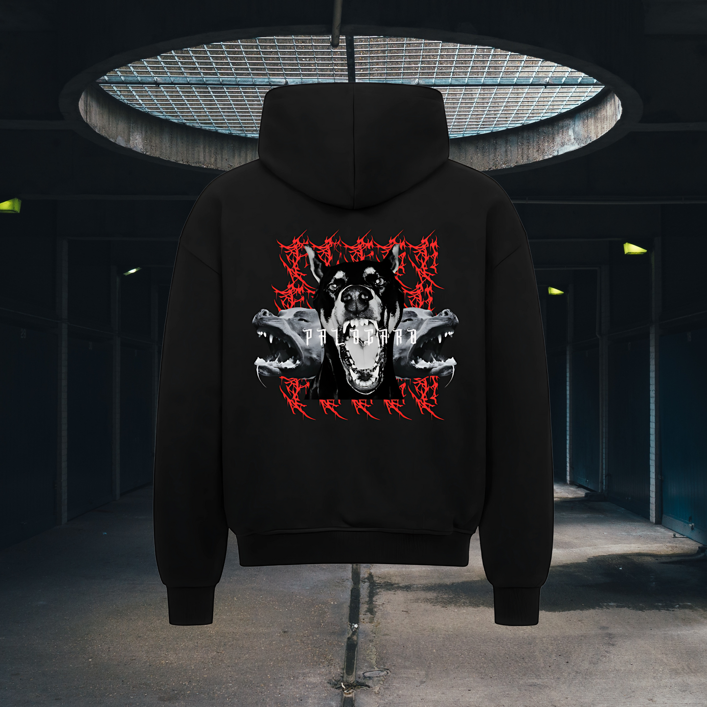 FLESH Oversized Zipper Hoodie